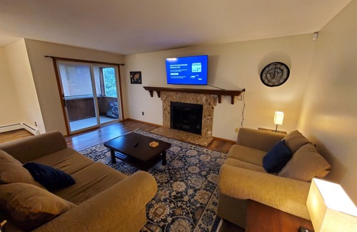 Sioux Falls Apartment | Tomar Park Apt with Porch and Fireplace KP101APT6