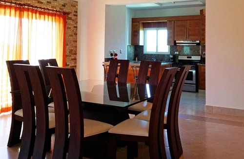La Esplanada Apartment | Top-floor 3BD quiet Sosua condo wih large pool, WIFI, BBQ, A/C, Cable TV