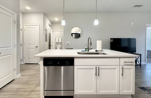 Clearwater Apartment | Top-Floor Luxury 1 BR with Pond and Pool Views