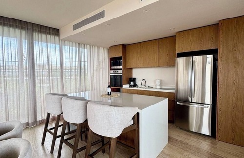Tulum City Center Condo | TOP FLOOR PH, Private Pool, 24/7 Security, 3 King Beds, A/C, Elevators!