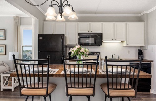 Nags Head Condo | Top Floor with Oceanfront & Sound Views! Walk-in Shower, Avail: 9-6-25 - 9-13-25