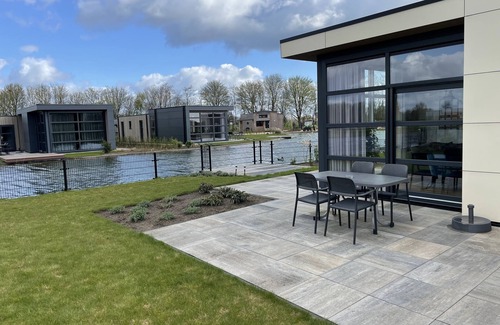 Olburgen House | Top-modernes Chalet 'aan het Water' mit Großem Garten an der Ijssel