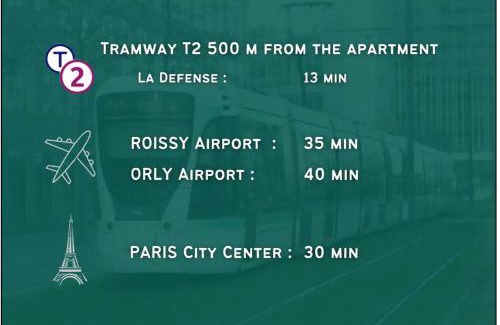 Bezons Apartment | Tout confort prêt de la défense