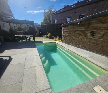 Charleville-Mezieres House | Town center Kéroussel house - 6 people - 2 Bedrooms - Swimming pool