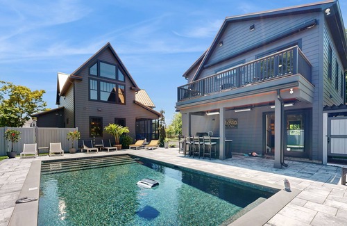 Lewes House | Town of Lewes home with private pool, patio and balcony