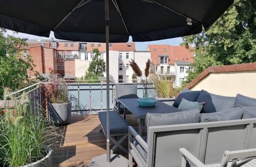 Wismar Apartment | Townhouse Wismar Upper Apartment with two terrace