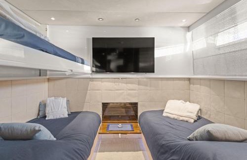 Port Hercule Boat Rental | Trackside superyacht VIP Cabin - TIAMAT