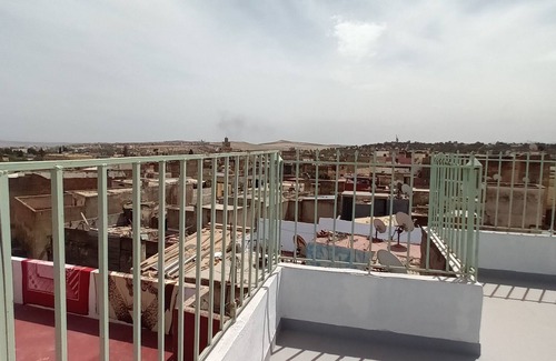 Talaa House | Traditional Dar in Fes Jdid 360° view terrace