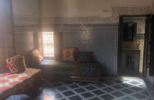 Talaa House | Traditional Dar in Fes Jdid 360° view terrace
