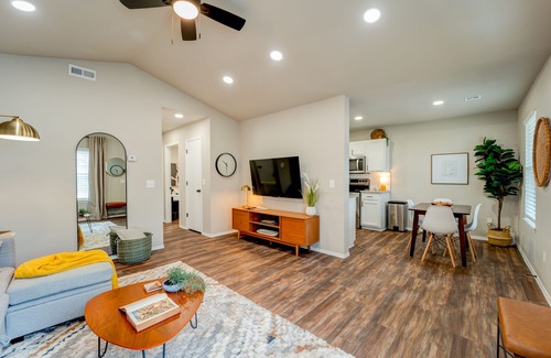 Bentonville House | Trailside Modern Home 2-Bed, 1-Bath - Steps from Handcut Hollow Trails