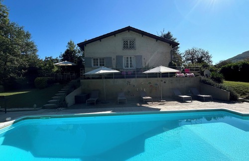 Saint-Antonin Noble Val House | Tranquil river setting, private pool, walking distance of famous medieval town