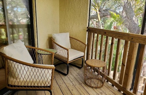 Ocean Woods House | Tranquil 2 Bd, 2BA Tropical Getaway just steps from the Beach on the Space Coast