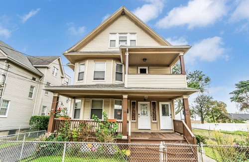 Bridgeport Apartment | Tranquil Bedroom near Yale Bridgeport Hospital