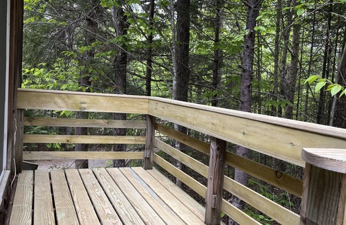 Greenville House | Tranquil cabin in the woods with heated garage.