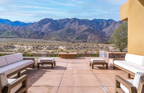 Palm Springs House | Tranquil Gated & Private Palm Springs Compound with Breathtaking Mountain Views