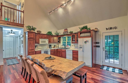 Gerton Cabin | Tranquil Hendersonville Cabin w/Mountain Views!