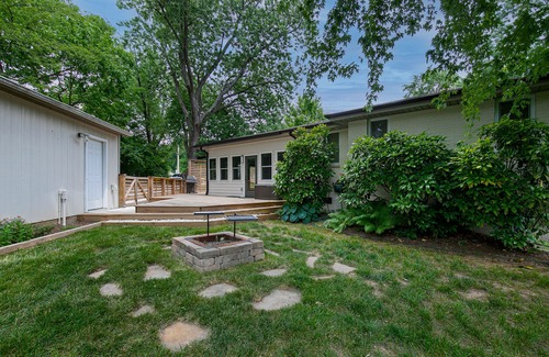Crieve Hall House | Tranquil home with private hot tub, sunroom, den, office & lovely backyard