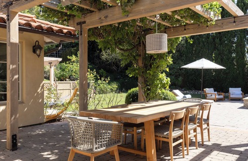 Montecito House | Tranquil Montecito Spanish, minutes to the beach, lower village and hiking