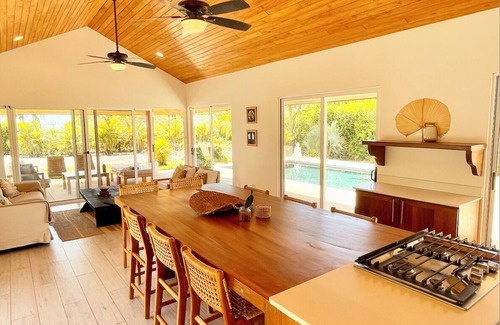 Playa Negra House | Tranquil Oceanview Kasa Kurij with Pool, amazing Sunsets, Beach, Surf & GeoDome!