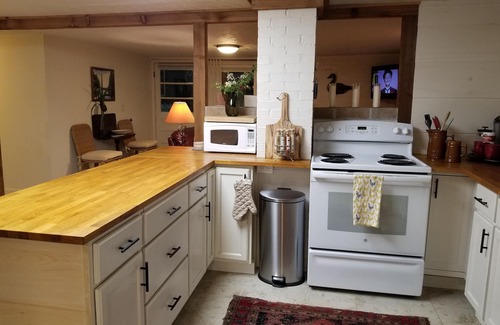 Mountain City Cottage | Tranquil setting with a heavenly front porch view of Black Rock Mountain