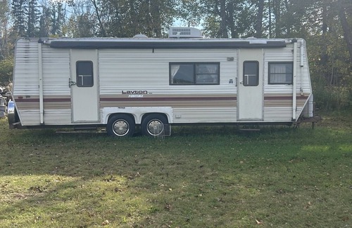 Barbeau Cabin | Tranquil waterfront cabin with AC in charming Barbeau with outside fun zone