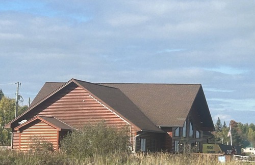 Barbeau Cabin | Tranquil waterfront cabin with AC in charming Barbeau with outside fun zone