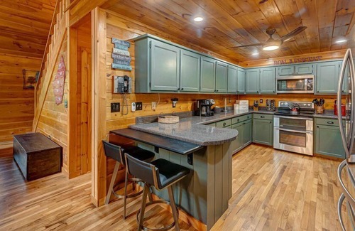 My Mountain Cabin | Tranquility Pond - Pet Friendly | Hot Tub | Sits on a Natural Pond | Pool Table | Fire Pit