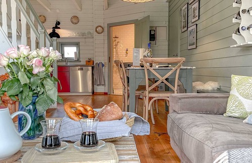 Luckow House | traumHaff® Vacation like in the days of the boatmen, private NORDICSPA, boat, fireplace