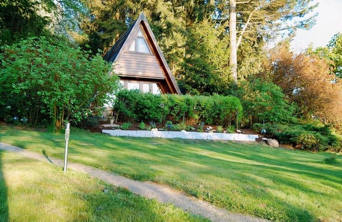 Waldkirchen House | Traumhaftes Ferienhaus am See in den Bergen mit Wlan
