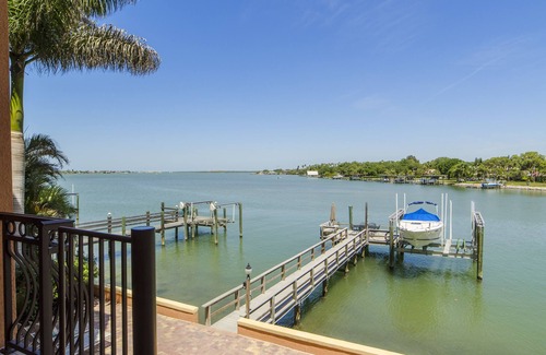 Causeway Isles House | Treasure Island Luxury Waterfront Vacation Home on Boca Ciega Bay!