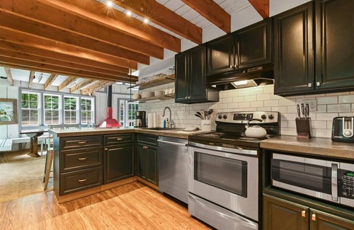 Cresco Ski Chalet | Treehouse Chalet w/Hot Tub, overlooking a creek on 6 acres