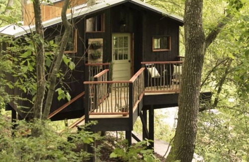 Flintstone Cabin | Treetop Hideaways: The Elements Treehouse