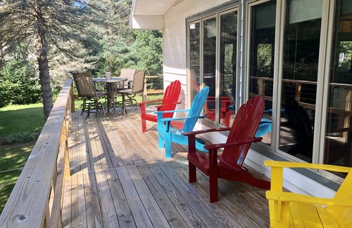 Holland House | Treetop views from every window. sleeps 8, 4 bedrooms 2 full baths.