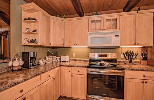 Gatlinburg - Pigeon Forge Cabin | TreetopRetreat: MtnViews*HotTub*WiFi*OutdoorFireplace