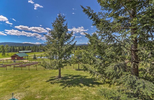 Trego Cabin | Trego Resort-Style Cabin w/Lake,Trails & 40 Acres