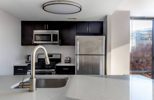 Bethesda Apartment | Trendy Bethesda 2BR w/Doorman & Pool, nr Metro & Dining, by Blueground