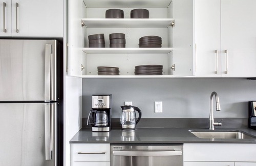 St. Elizabeth's Apartment | Trendy Brighton 1BR w/W/D, Gym, near T, Shops + Dining, by Blueground