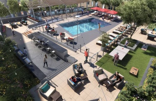 St. Elizabeth's Apartment | Trendy Brighton Studio w/W/D, Gym, near T, Shops + Dining, by Blueground