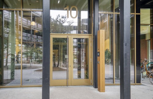 Erdberg Apartment | Trendy Helio Tower 1BR w/Gym & Lounge, nr metro U3, by Blueground