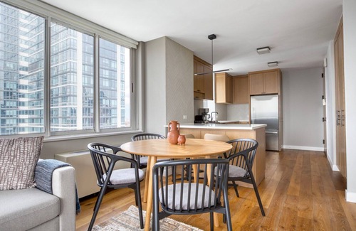 Hell's Kitchen Apartment | Trendy Midtown West 2BR w/Gym & W/D, nr Museum & Park, by Blueground