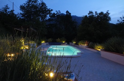 Sahorre Apartment | Tres Estelles @ La Chataigneraie - 2 bedroom appt with pool and mountain views