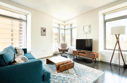 Financial District Apartment | Tribeca 1br w roof deck nr world trade center NYC-1356