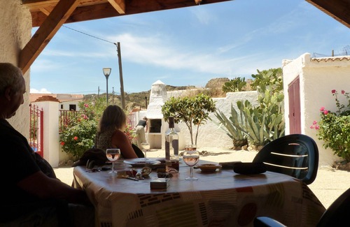 Guadix Cottage | Troglodyte house with large patio and barbecue; Private and closed parking