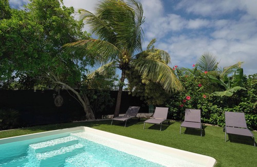 Anse-Bertrand Villa | Tropical escape in an authentic Creole villa with private saltwater pool.