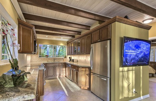 Sailboat Bend House | Tropical House with 80' boat dock and waterfall pool on the New River