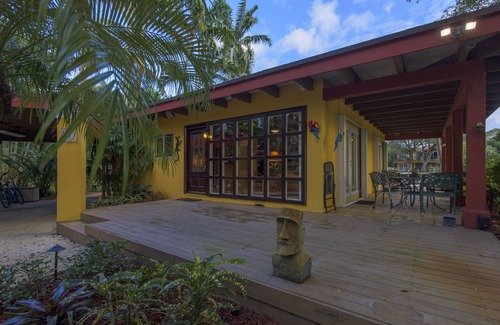Sailboat Bend House | Tropical House with 80' boat dock and waterfall pool on the New River