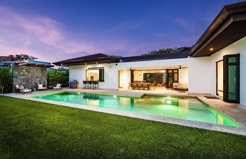 Tamarindo House | Tropical Luxury Home, private beach access, Kids Paradise Game room, full time maid