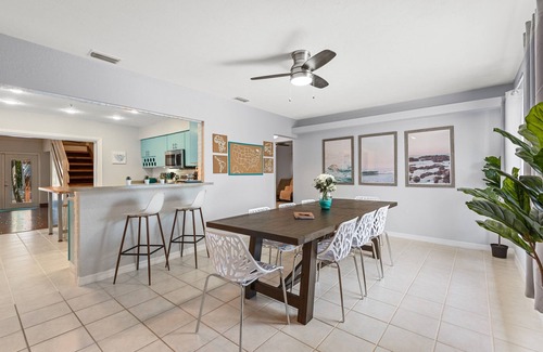 Whitney Beach House | Tropical Retreat Near AMI & IMG | Outdoor Kitchen