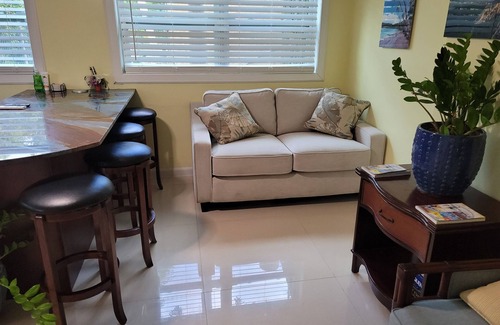 Havensight Apartment | Tropical Treasure - Solar, Battery Backup Contemporary Convenient Apt- Sleeps 4