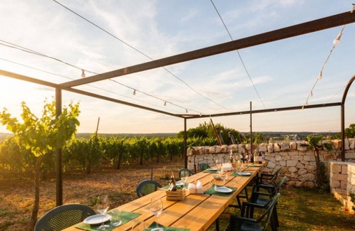 Martina Franca House | Trulli il Castagno, trulli farmhouse with pool, garden and private tavern